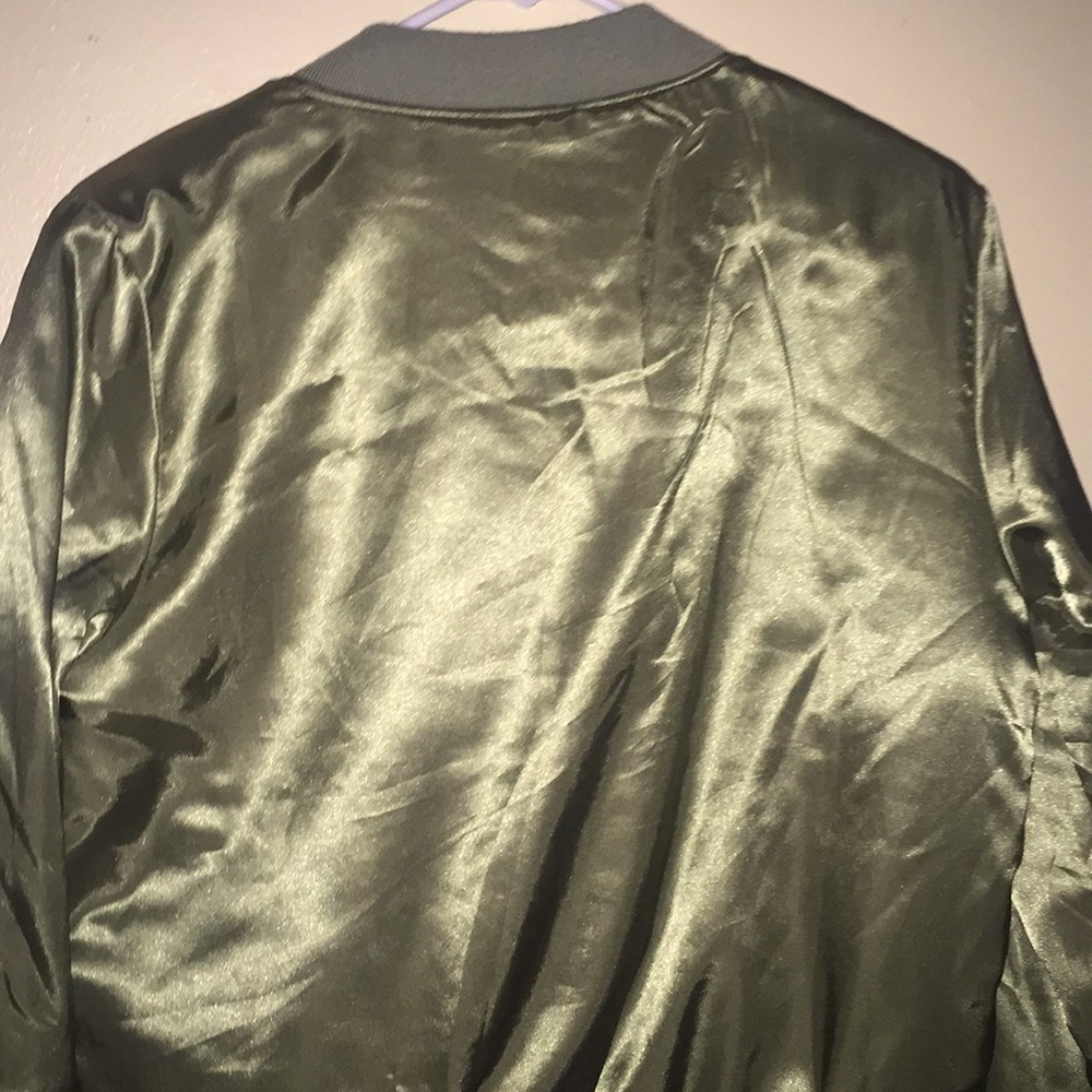 Olive bomber jacket - Picture 3 of 3